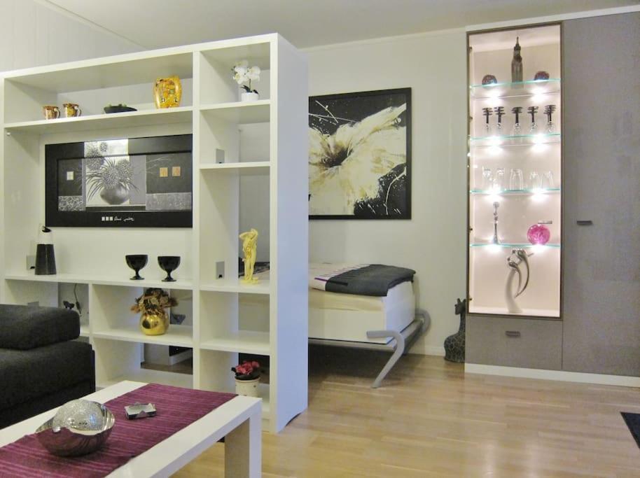 Modernes 1 Zimmer Luxusappartement Kleiner Roland Mit Parkplatz Und Balkon In Bremen Naehe Zentrum Exterior photo